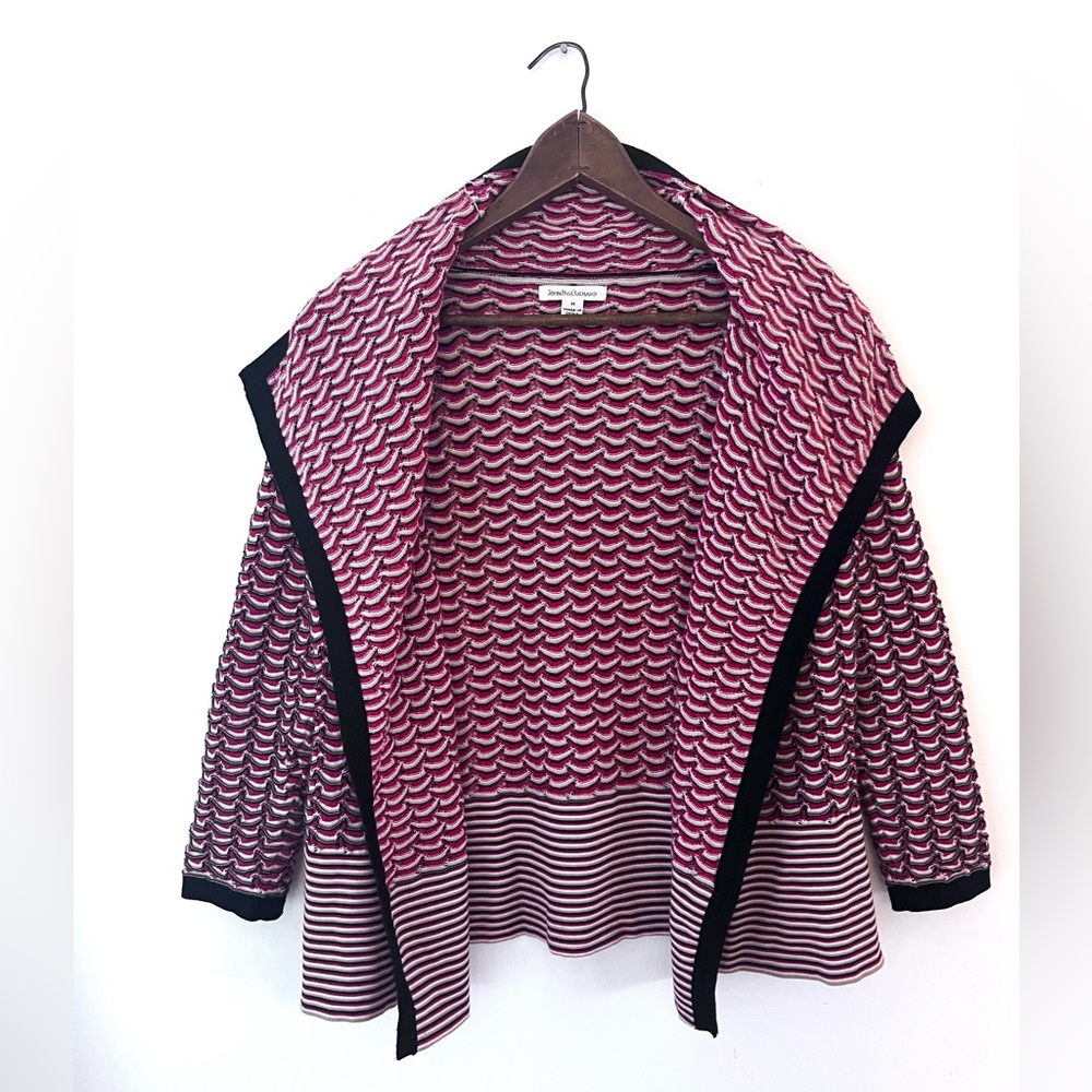 JohnPaulRichard Sweater Cardigan Vintage Designer Knit Open Front Knit Sweater M